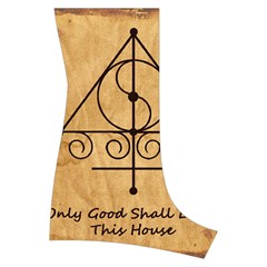 Only Good Shall Enter This House Boyleg Halter Swimsuit  from ArtsNow.com Back Right