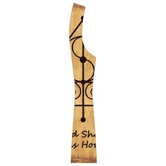 Only Good Shall Enter This House Boyleg Halter Swimsuit  from ArtsNow.com Side Left