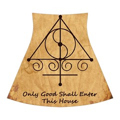 Only Good Shall Enter This House Halter Dress Swimsuit  from ArtsNow.com Back Skirt