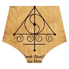 Only Good Shall Enter This House High Back