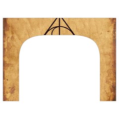 Only Good Shall Enter This House Toiletries Pouch from ArtsNow.com Front