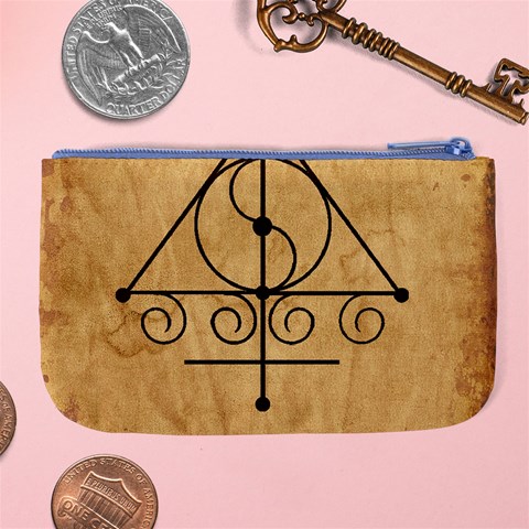 Only Good Shall Enter This House Large Coin Purse from ArtsNow.com Back