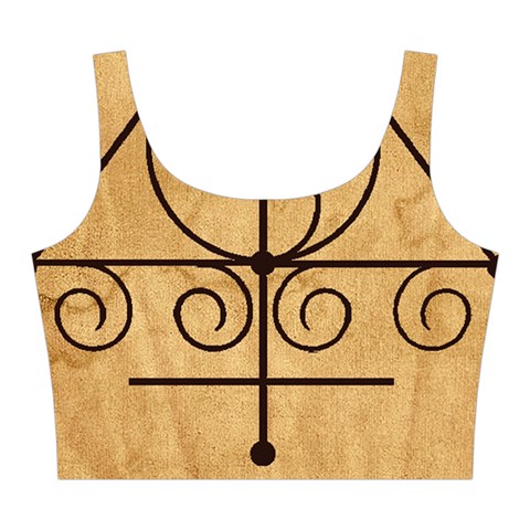 Only Good Shall Enter This House Midi Sleeveless Dress from ArtsNow.com Top Front