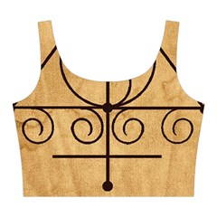 Only Good Shall Enter This House Midi Sleeveless Dress from ArtsNow.com Top Front