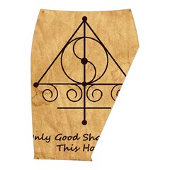 Only Good Shall Enter This House Midi Wrap Pencil Skirt from ArtsNow.com  Front Right 