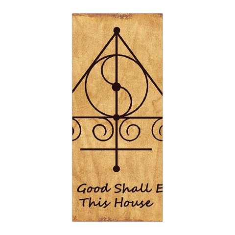 Only Good Shall Enter This House Pleated Skirt from ArtsNow.com Back Pleats