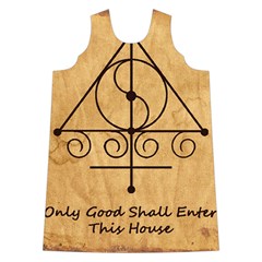 Only Good Shall Enter This House Shoulder Cutout Velvet One Piece from ArtsNow.com Front