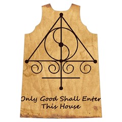 Only Good Shall Enter This House Shoulder Cutout Velvet One Piece from ArtsNow.com Back