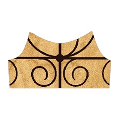 Only Good Shall Enter This House Shoulder Cutout Velvet One Piece from ArtsNow.com Right Sleeve