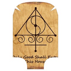 Only Good Shall Enter This House Luggage Cover (Large) from ArtsNow.com Back