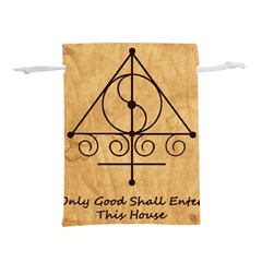 Only Good Shall Enter This House Lightweight Drawstring Pouch (S) from ArtsNow.com Back