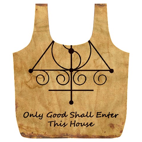 Only Good Shall Enter This House Full Print Recycle Bag (XXXL) from ArtsNow.com Back