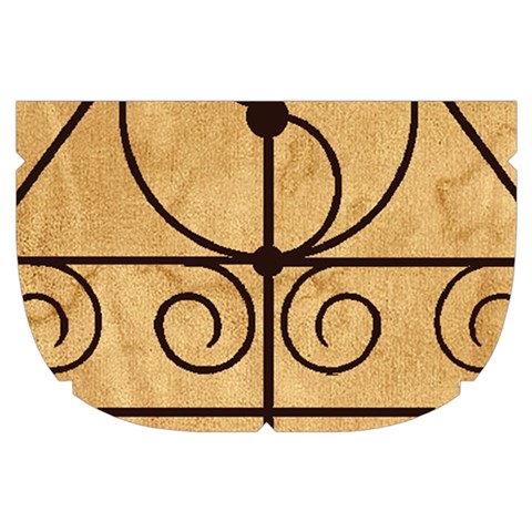 Only Good Shall Enter This House Make Up Case (Small) from ArtsNow.com Side Right