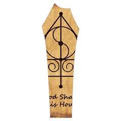 Only Good Shall Enter This House Women s Long Sleeve Raglan Tee from ArtsNow.com Sleeve Right