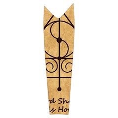 Only Good Shall Enter This House Women s Long Sleeve Raglan Tee from ArtsNow.com Right Sleeve Side