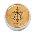 Sacred Symbol: Creativity 4-Port USB Hub (Two Sides)