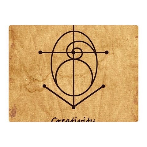 Sacred Symbol: Creativity Double Sided Flano Blanket (Mini)  from ArtsNow.com 35 x27  Blanket Front