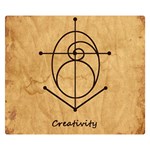 Sacred Symbol: Creativity Double Sided Flano Blanket (Small) 
