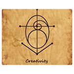 Sacred Symbol: Creativity Double Sided Flano Blanket (Medium) 