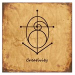 Sacred Symbol: Creativity Large Satin Scarf (Square)