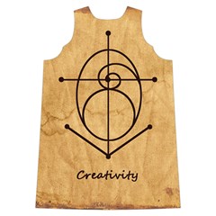 Sacred Symbol: Creativity Shoulder Cutout Velvet One Piece from ArtsNow.com Back