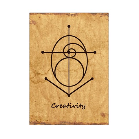 Sacred Symbol: Creativity Small Tapestry from ArtsNow.com Front