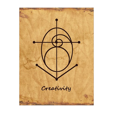 Sacred Symbol: Creativity Medium Tapestry from ArtsNow.com Front
