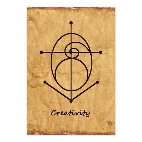 Sacred Symbol: Creativity Large Tapestry from ArtsNow.com Front