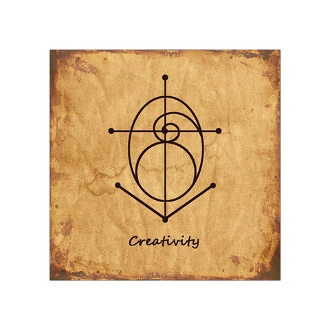 Sacred Symbol: Creativity Square Tapestry (Small) from ArtsNow.com Front