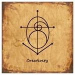 Sacred Symbol: Creativity Long Sheer Chiffon Scarf 