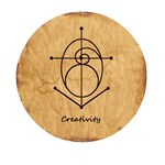 Sacred Symbol: Creativity Mini Round Pill Box (Pack of 5)