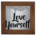 Love Yourself Framed Tile