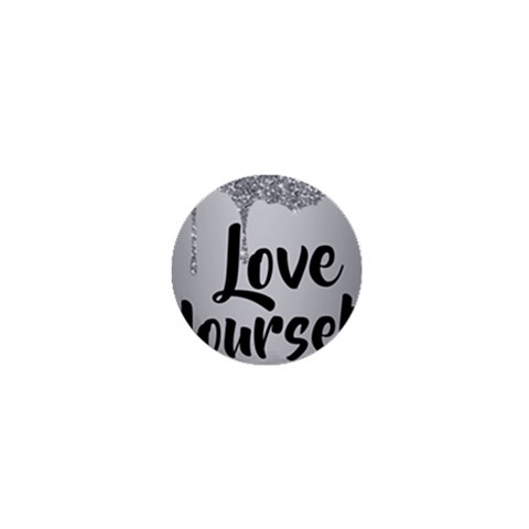 Love Yourself 1  Mini Buttons from ArtsNow.com Front