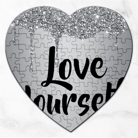 Love Yourself Jigsaw Puzzle (Heart) from ArtsNow.com Front
