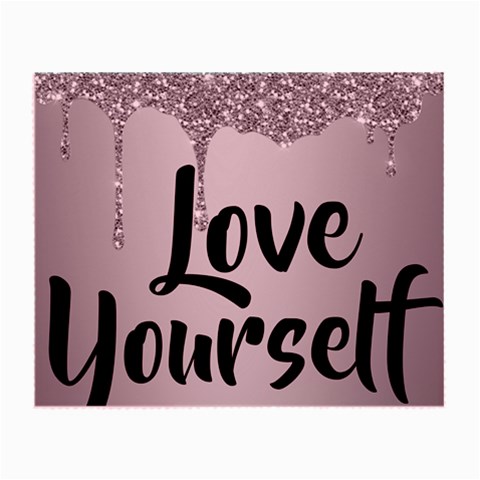 Love Yourself Small Glasses Cloth from ArtsNow.com Front