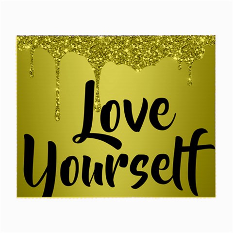 Love Yourself Small Glasses Cloth from ArtsNow.com Front