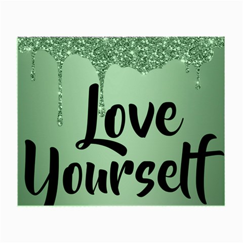 Love Yourself Small Glasses Cloth from ArtsNow.com Front