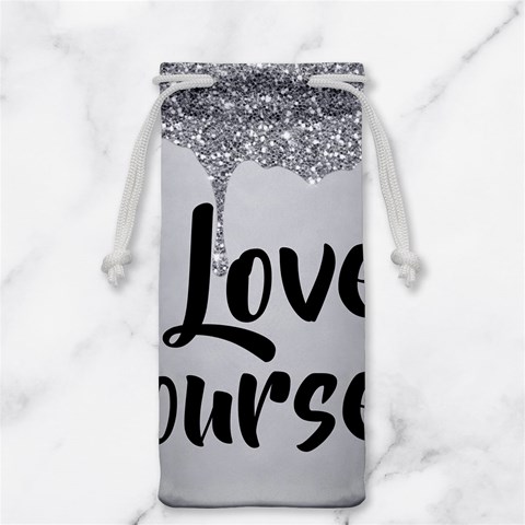 Love Yourself Jewelry Bag from ArtsNow.com Front