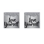 Love Yourself Cufflinks (Square)