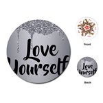 Love Yourself Playing Cards Single Design (Round)