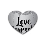 Love Yourself Heart Coaster (4 pack) 