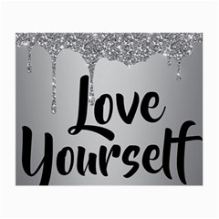 Love Yourself Small Glasses Cloth (2 Sides) from ArtsNow.com Back