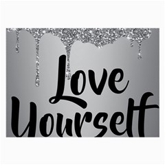 Love Yourself Large Glasses Cloth (2 Sides) from ArtsNow.com Back