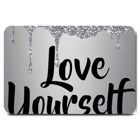 Love Yourself Large Doormat  from ArtsNow.com 30 x20  Door Mat