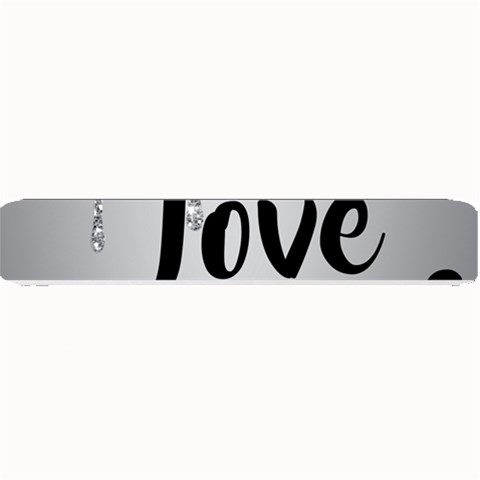 Love Yourself Small Bar Mats from ArtsNow.com 24 x4  Bar Mat