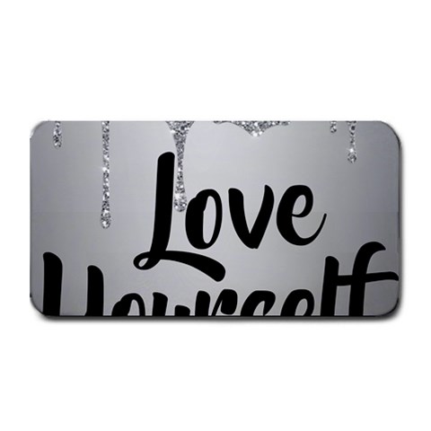 Love Yourself Medium Bar Mats from ArtsNow.com 16 x8.5  Bar Mat