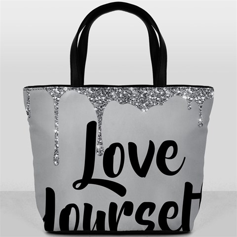 Love Yourself Bucket Bag from ArtsNow.com Back