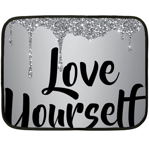 Love Yourself Fleece Blanket (Mini) from ArtsNow.com 35 x27  Blanket