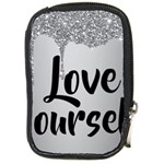 Love Yourself Compact Camera Leather Case