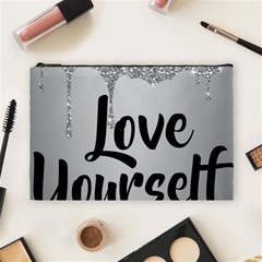 Love Yourself Cosmetic Bag (Large) from ArtsNow.com Front